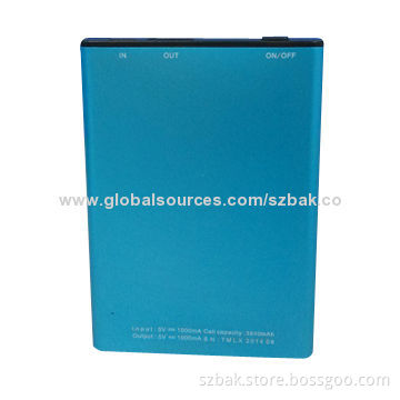 D7 Portable Power Bank, 8,000mAh, 9.3*65*116mm, Good Quality and Competitive Price